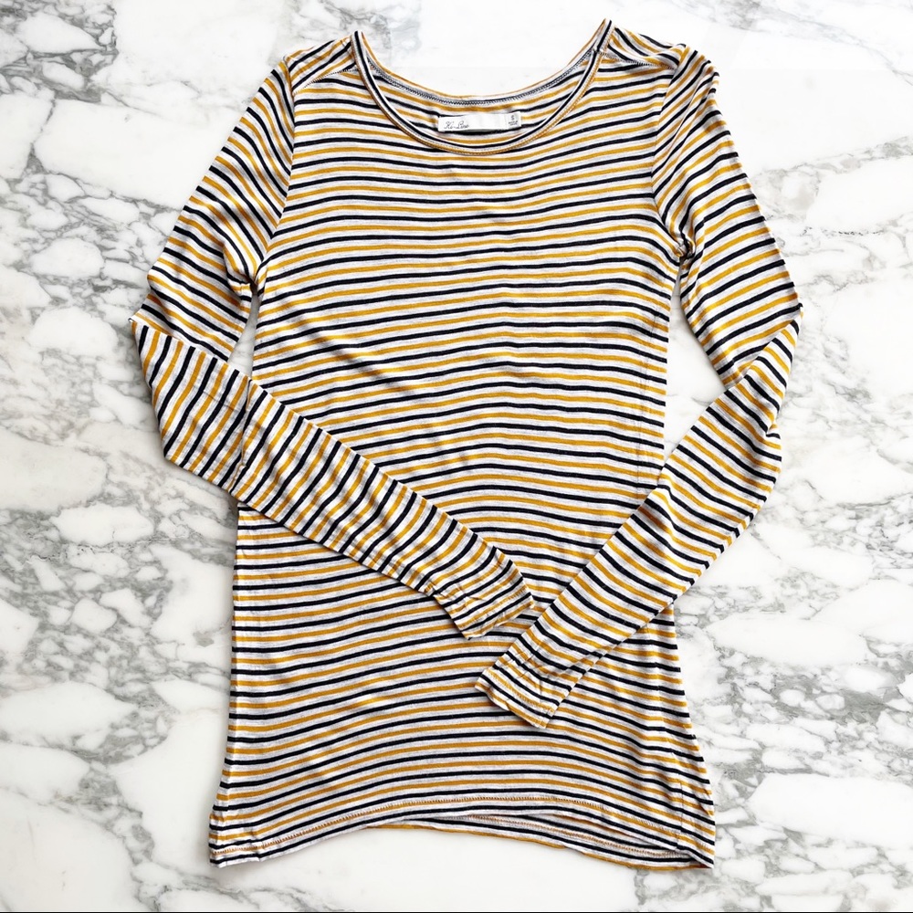MADEWELL striped Long Sleeve tee